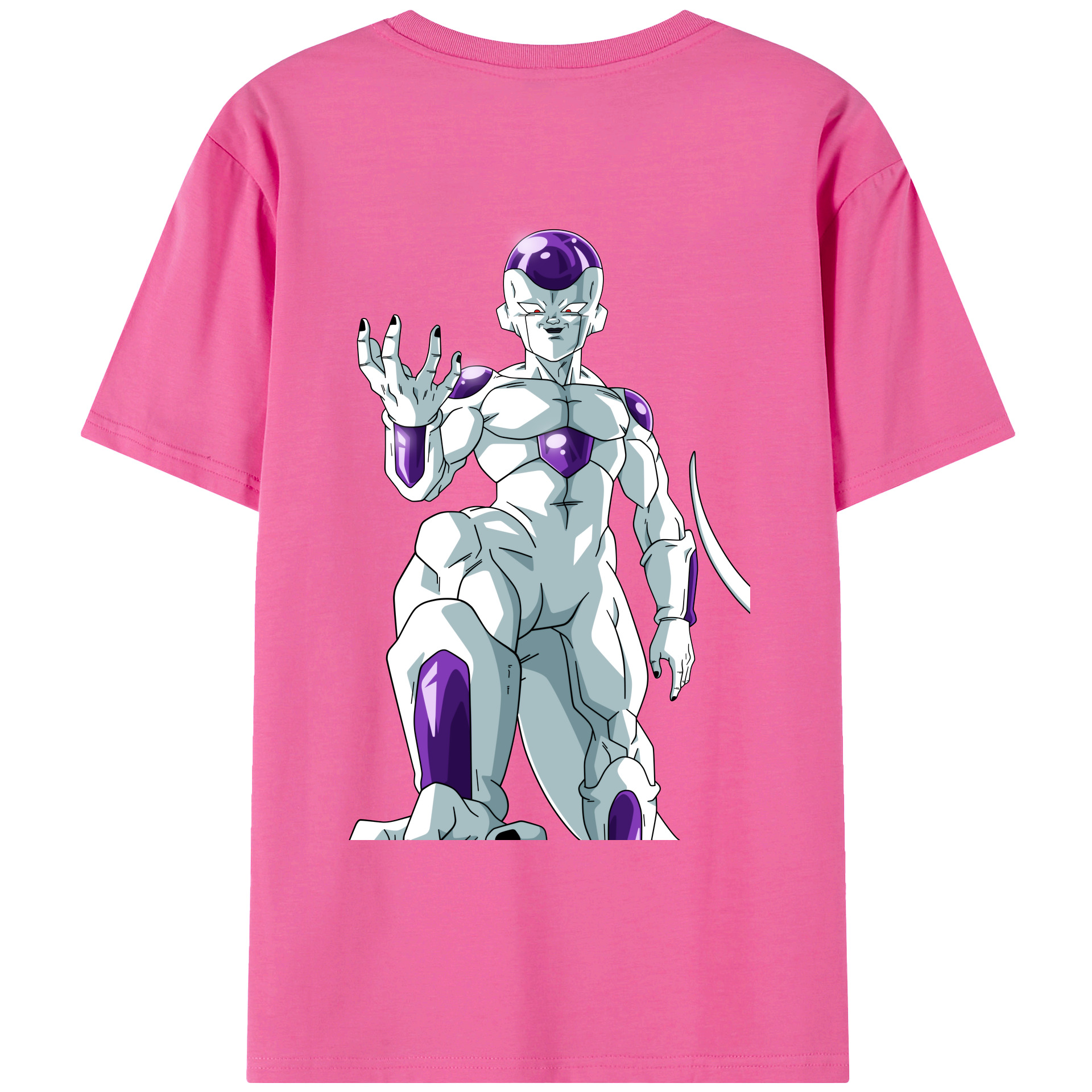 （画像用） ドラゴンボール フリーザ DRAGON BALL Frieza レディース半袖Tシャツ(バックプリント)